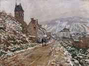 Claude Monet The Road in Vetheuil in Winter china oil painting artist
